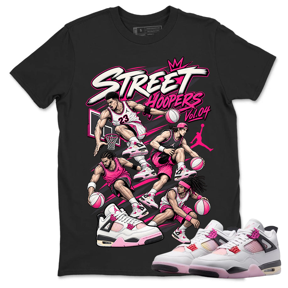 Street Hoopers Shirt To Match Air Jordan 4 Comic Unisex Cotton Graphic Tee