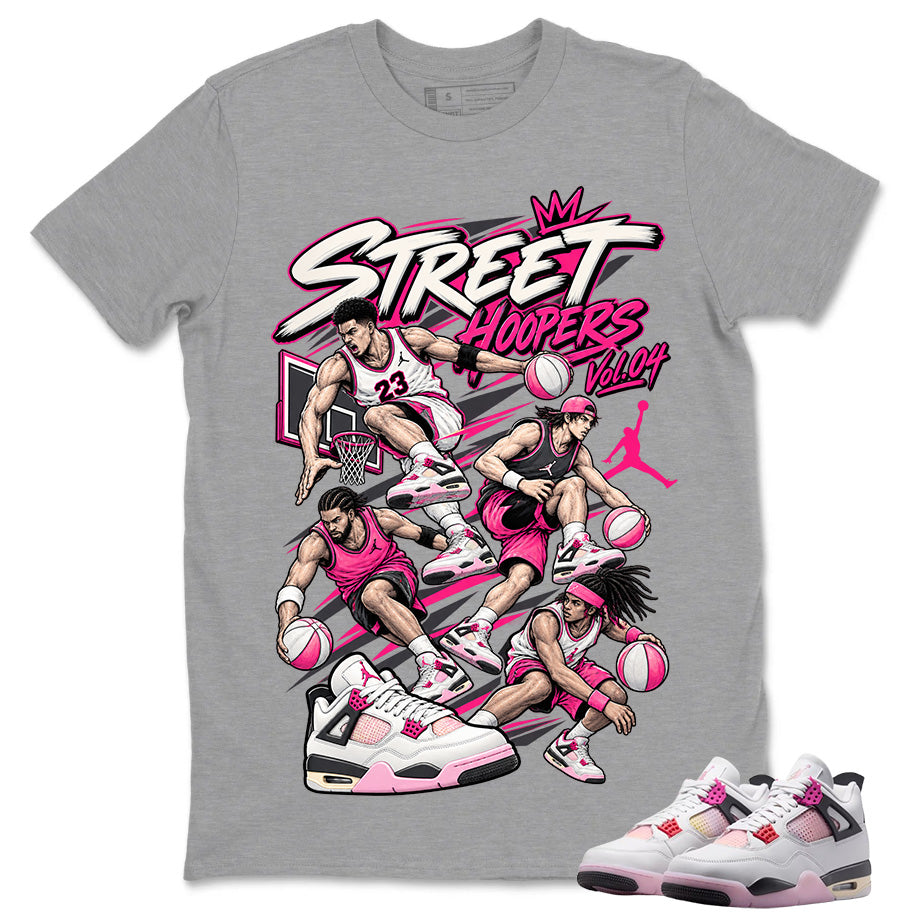 Street Hoopers Shirt To Match Air Jordan 4 Comic Unisex Cotton Graphic Tee