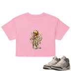 Talk To The Hand Crop Top to Match Air Jordan3 Laser Women's Crop ZillyKick