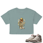Talk To The Hand Crop Top to Match Air Jordan3 Laser Women's Crop ZillyKick