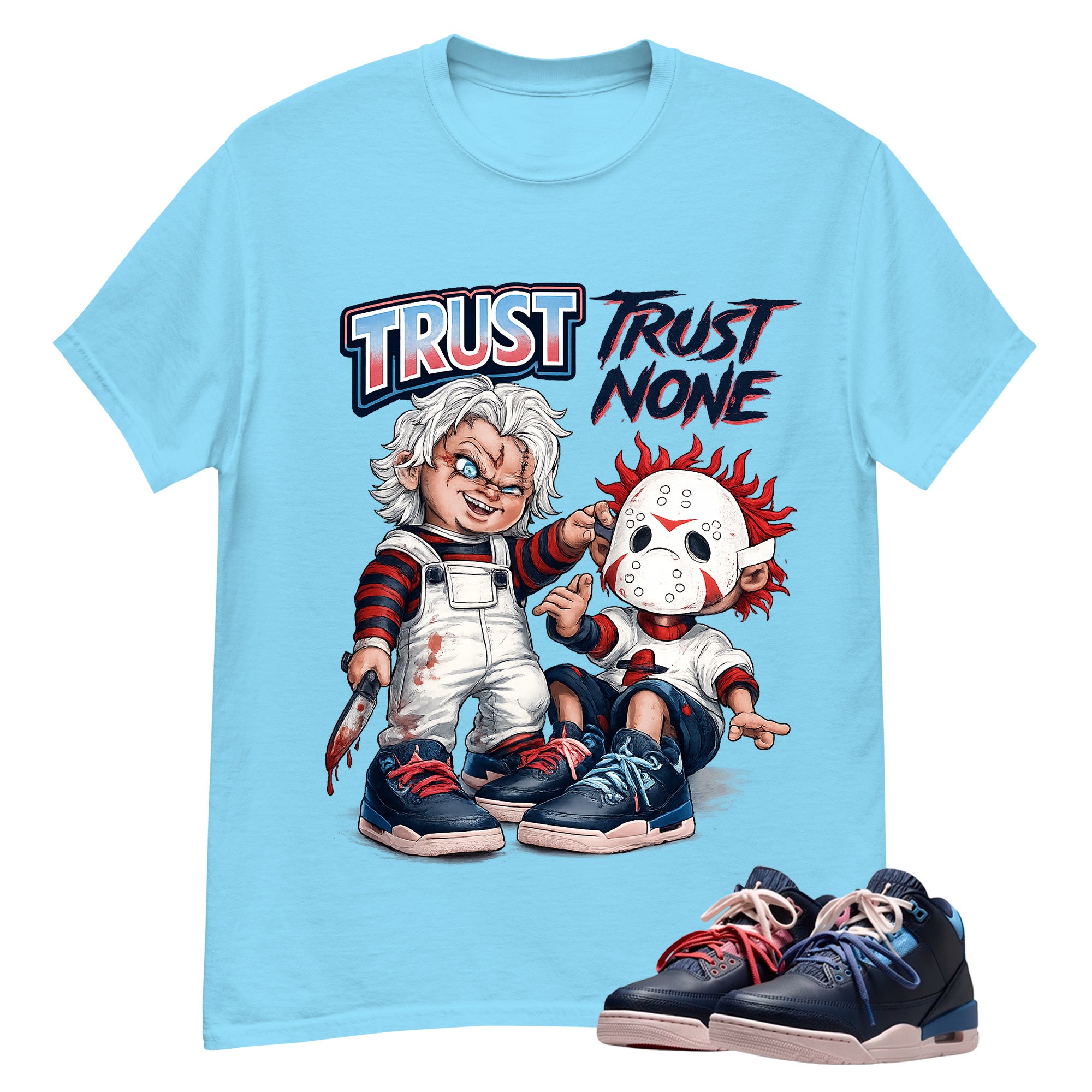 Trust None Shirt To Match Air Jordan 3 Sports Renaissance Unisex Cotton Graphic Tee
