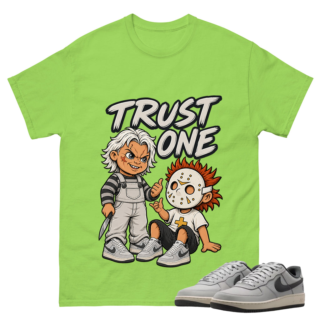 Trust None Shirt To Match SB Air Force 1 x Yuto Unisex Cotton Graphic Tee