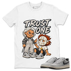 Trust None Shirt To Match SB Air Force 1 x Yuto Unisex Cotton Graphic Tee