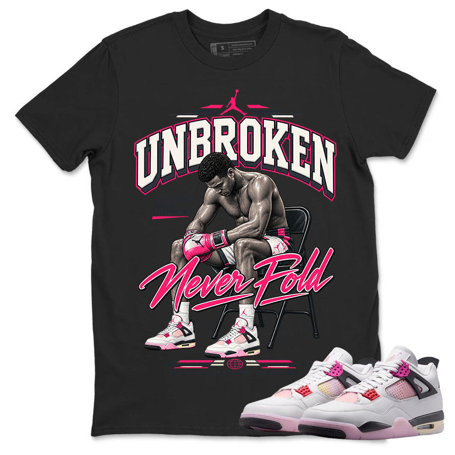 Unbroken Shirt To Match Air Jordan 4 Comic Unisex Cotton Graphic Tee