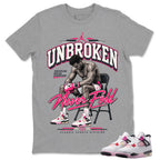 Unbroken Shirt To Match Air Jordan 4 Comic Unisex Cotton Graphic Tee
