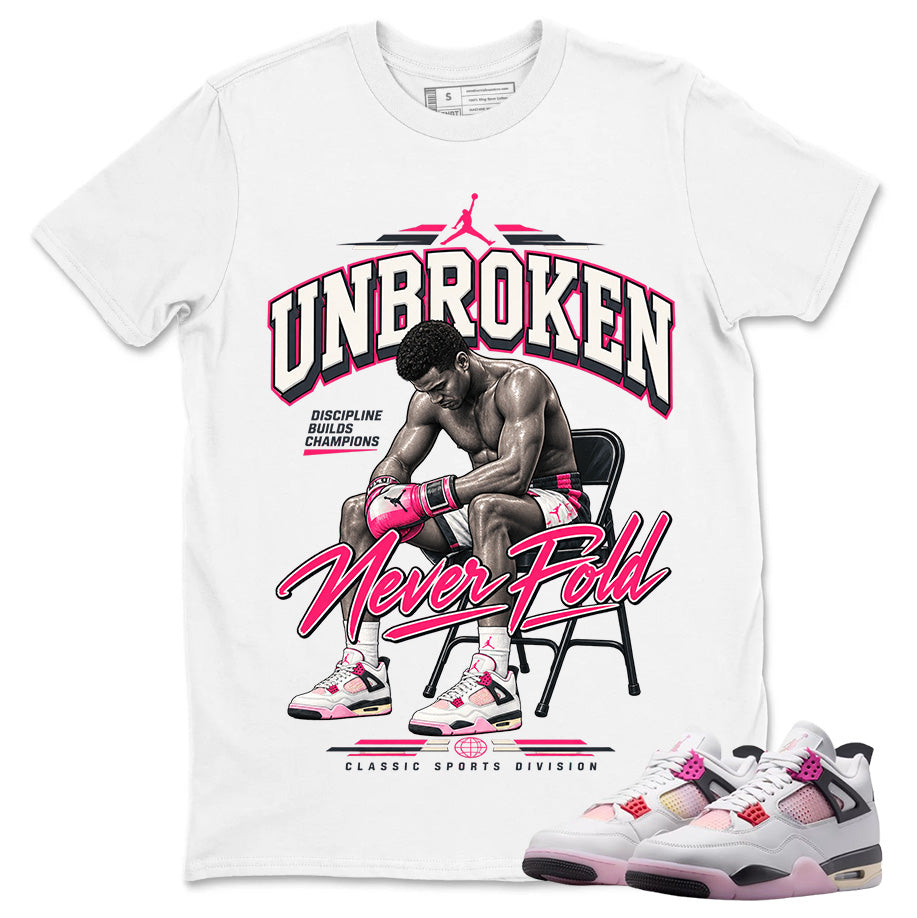Unbroken Shirt To Match Air Jordan 4 Comic Unisex Cotton Graphic Tee