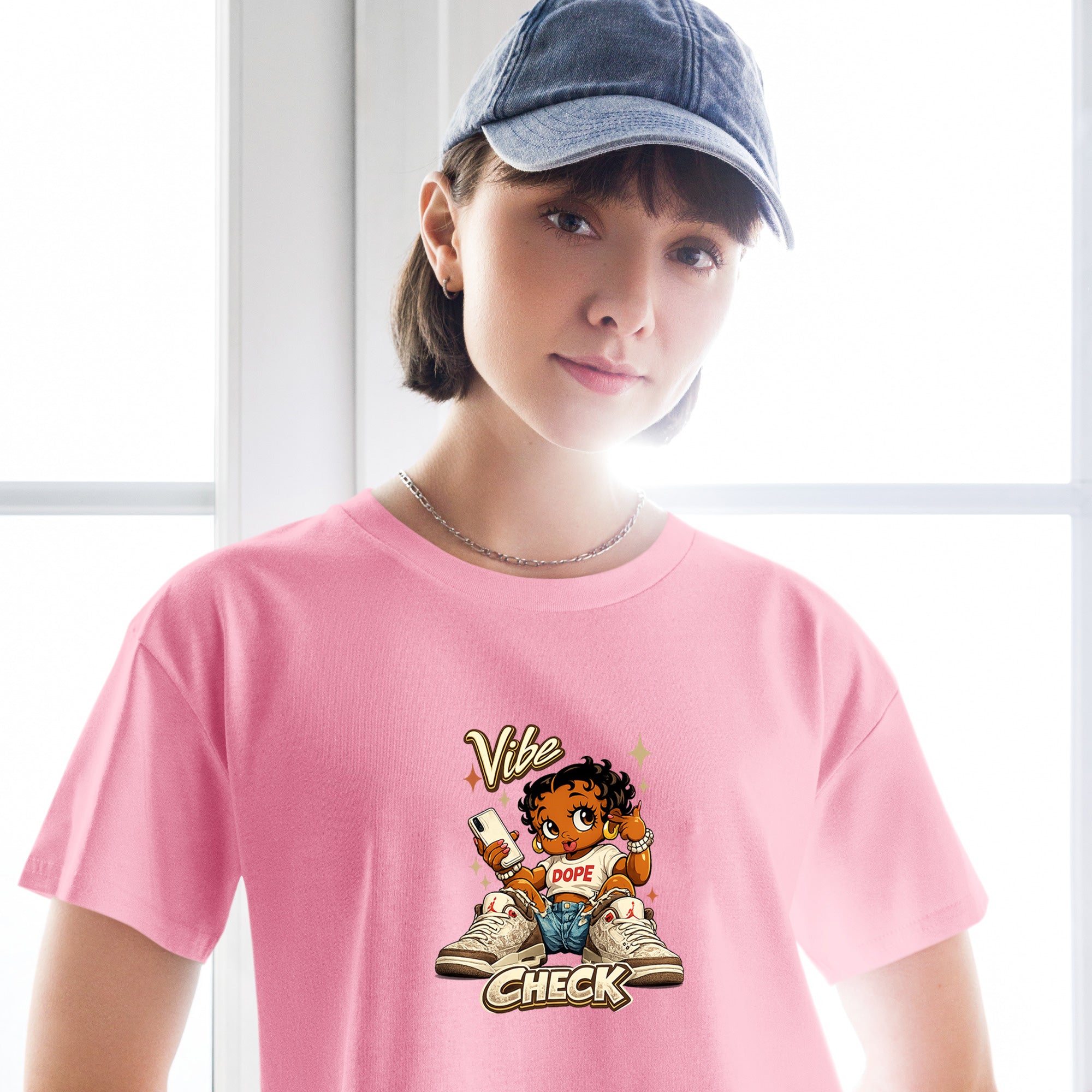 Vibe Check Crop Top to Match Air Jordan3 Laser Women's Crop ZillyKick