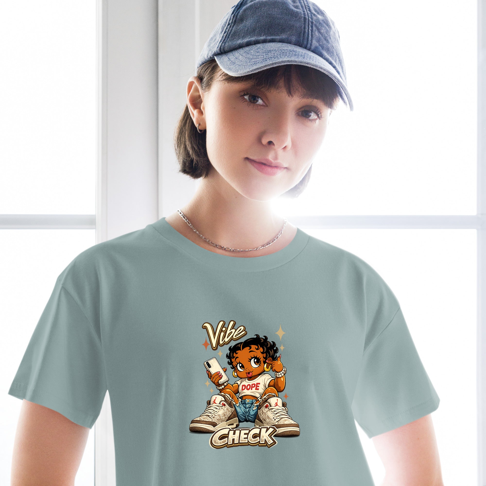 Vibe Check Crop Top to Match Air Jordan3 Laser Women's Crop ZillyKick