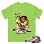 Vibe Check Shirt To Match Air Jordan 3 Retro Laser Palomino Unisex Cotton Graphic Tee