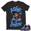 Vibe Check Shirt To Match Air Jordan 6 x Awake NY Midnight Navy Unisex Cotton Graphic Tee