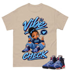 Vibe Check Shirt To Match Air Jordan 6 x Awake NY Midnight Navy Unisex Cotton Graphic Tee