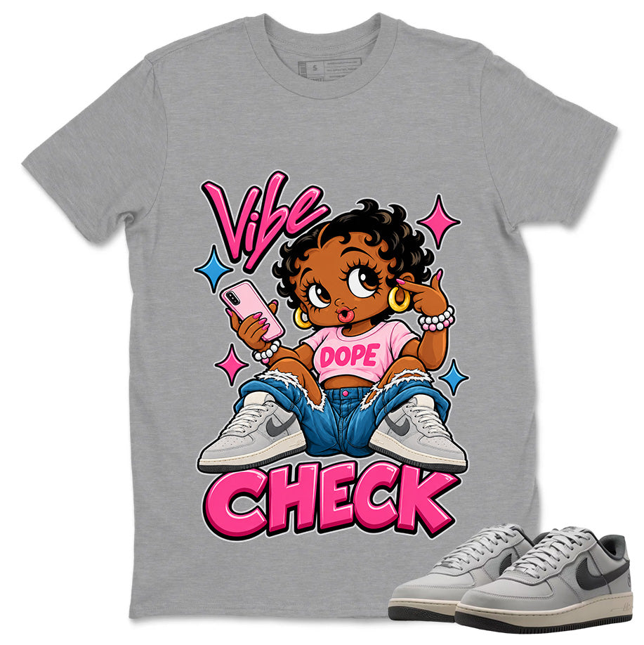 Vibe Check Shirt To Match SB Air Force 1 x Yuto Unisex Cotton Graphic Tee