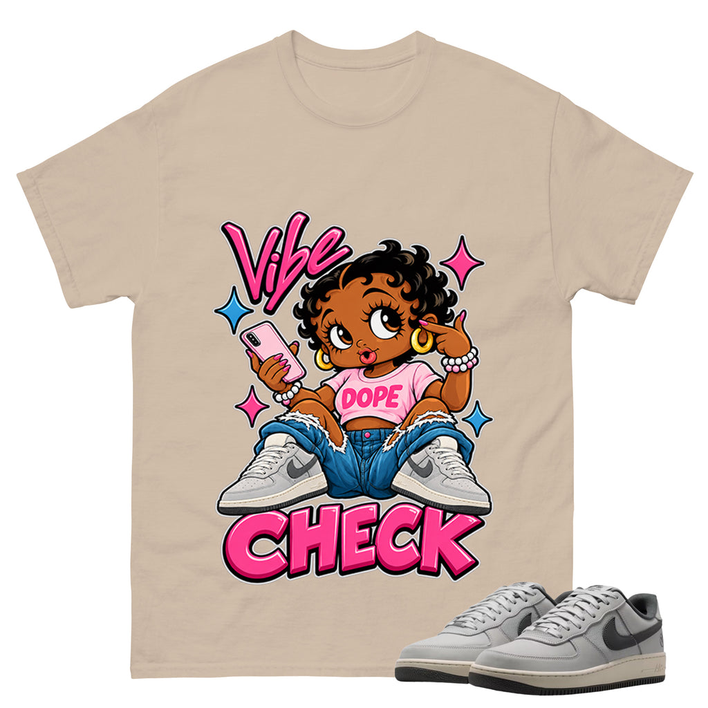Vibe Check Shirt To Match SB Air Force 1 x Yuto Unisex Cotton Graphic Tee