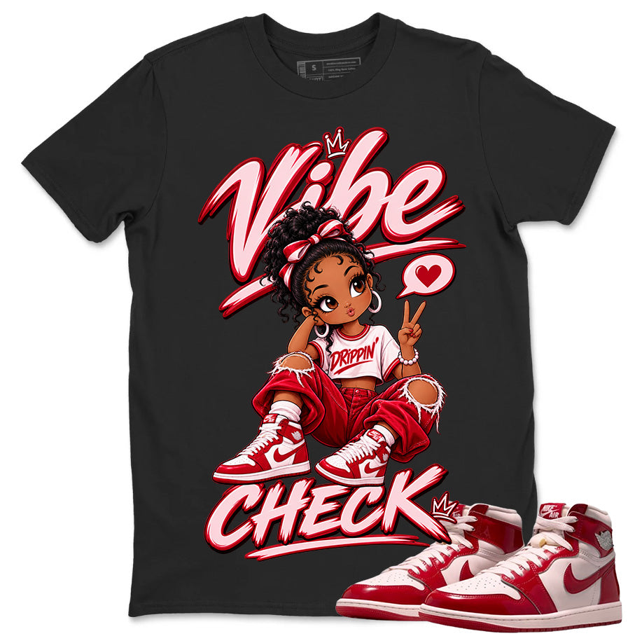 Vibe Check Shirt To Match Women's Air Jordan 1 Nails and Grails Unisex Cotton Graphic Tee