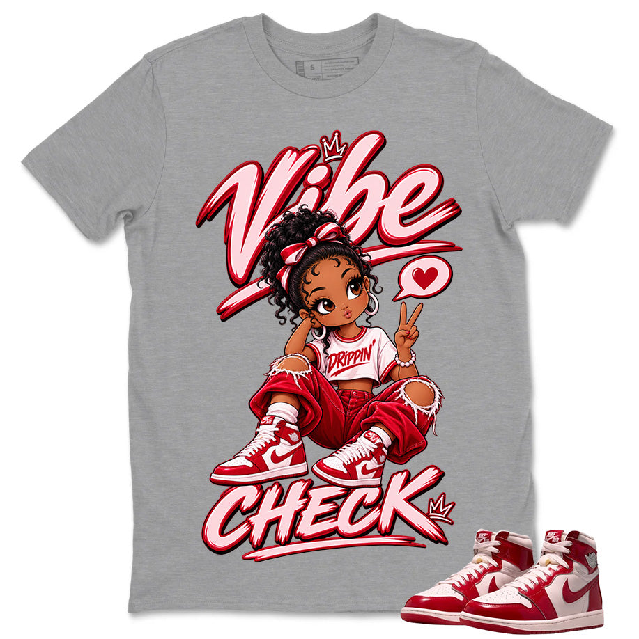 Vibe Check Shirt To Match Women's Air Jordan 1 Nails and Grails Unisex Cotton Graphic Tee