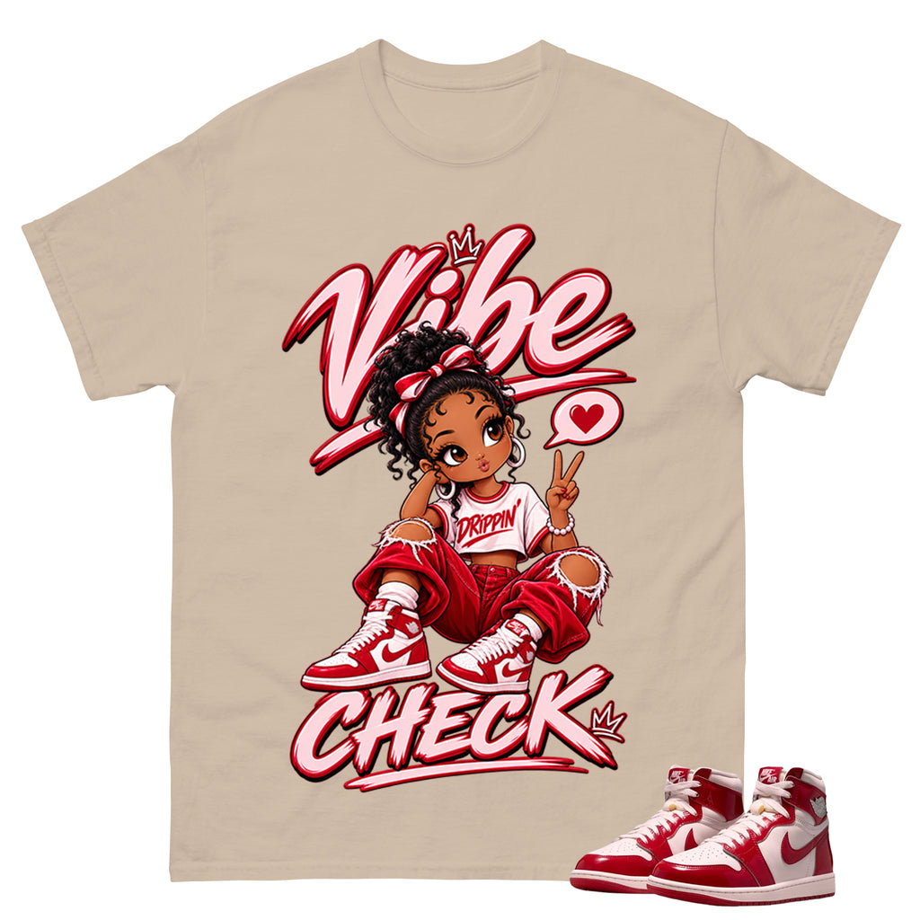 Vibe Check Shirt To Match Women's Air Jordan 1 Nails and Grails Unisex Cotton Graphic Tee