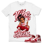 Vibe Check Shirt To Match Women's Air Jordan 1 Nails and Grails Unisex Cotton Graphic Tee