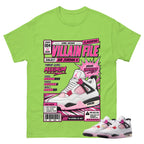 Villain File Shirt To Match Air Jordan 4 Comic Unisex Cotton Graphic Tee