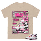 Villain File Shirt To Match Air Jordan 4 Comic Unisex Cotton Graphic Tee