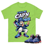 Y'all Be Capn Too Much Shirt To Match Air Jordan 6 x Awake NY Midnight Navy Unisex Cotton Graphic Tee