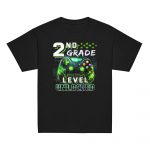 Level 2 Unlocked 2nd Grade Gamer Back to School Shirt