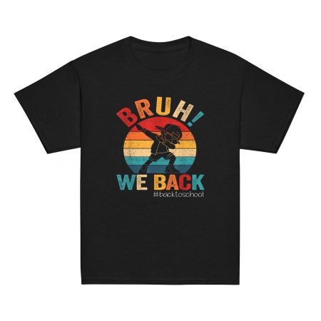 "Groovy Bruh We Back Dabbing Teachers" Funny Back To School Shirt