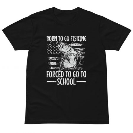 Born to Fish Funny Bass Fishing T-Shirt