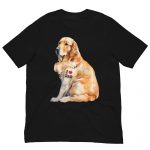 I Love Dad - Patriotic Golden Retriever Shirt