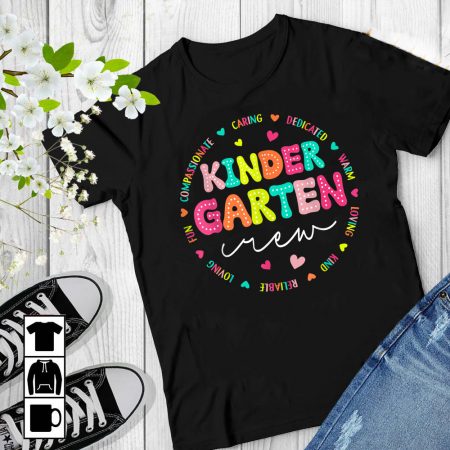 Kindergarten Crew Back To School Teacher Shirt