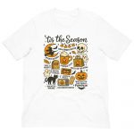 Tis' the Season Retro Halloween Tee - Women's Pumpkin Witch Aesthetic Shirt